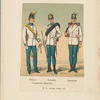 Ungarische Infanterie: Officier, Gefreiter, Infanterist. K.k. Armee 1848-67