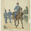 Oesterreich-Ungarn. Freiwilligen Krakusen, 1866.  Offizier in Parade; Offizier im Gesellschaftsanzug; Offizier in Parade.