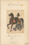 Gensdarmerie zu Pferde Officier. 1866