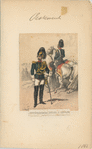 Gardegensdarmerie: Offizier und Gensdarm. 1866