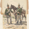 Feld-Gendarme zu Fuss und zu Pferd 1850-1861