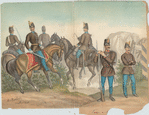 Supply train and frontier infantry