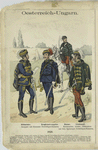 Oesterreich-Ungarn : Rittmeister, Escadronstrompeter : Jaczygier und Kumanier Freiwilligen-Hussaren; Hussar, Lieutenant : Kecskemeter-, Arader-, Debrecziner- und Zala Egerszger Freiwilligen-Hussaren