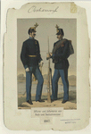 Offizier und Infanterist von Hoch- und Deutschmeister. 1867