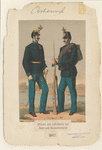 Offizier und Infanterist von Hoch- und Deutschmeister. 1867