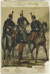 Huszaren: Officier (feldmässig), Huszar (feldmässig), Unterofficier (In Parade), Officier (in Parade)