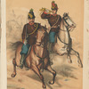 Officier, Batterie-Trompeter der Feld-Artillerie (in Parade)