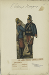 K.k. Landwehr-Cavalerie. Dragoner: Officier (in Parade), Dragoner (feldmässig)