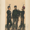 Köng. Ungr. Honved-Armee. Milt. Rechnungs-Beamte (Parade); Militär-Intendanturs-Beamte: Milit. Unter-Intendant I. Cl., Unter-Intendant II. Cl. (Parade).  1874