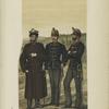 Honved Uhlanen Officier (Parade mit Mantel); Ober-Arzt, Auditor (Parade). 1874