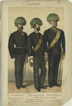 K.k. Hauptmann im k.k. Generalstabs-Corps (in Parade); Flügel-Adjutanten Sr. Majestät des Kaisers u. Königs u. in Sr. Majestät Militär-Kanzlei angestellte Ob:u.Stabs-Officiere (in Parade); General-Adjutant (in Gala Uniform)