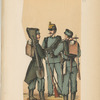 Pionnier (feldmässig); Unterofficier  (in Parade); Pionnier (feldmässig)