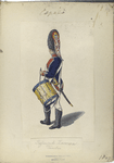 Regimento Zamora. Tambor. 1807