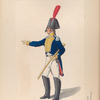 Regim. de infanteria lijera Gerona. Oficial. 1807