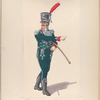 Cazadores montados. Oficiel del rejim. Almansa. 1807