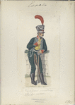 Cazadores montados. Soldado raso. 1807