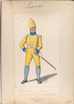 Caballeria de linea. Uniforme de campaña. 1807