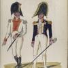 Officier de Regim. Guadalaxara und ein v. d. Canebria [?] in der alle Uniform. 1807