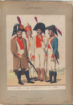 3 Soldaten v. Reg. Quadalaxara u. 1 v.d. Miliz. 1807