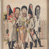 Grenadiere v. verschied. Regimentern. 1807