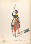 Officier der Garde Cheval [?] Leger. 1811