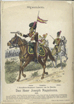 Das Heer Joseph Napoleons. Kavallerie-Regiment: Lanciers von La Mancha (Lancier, Trompeter, Offizier). 1811