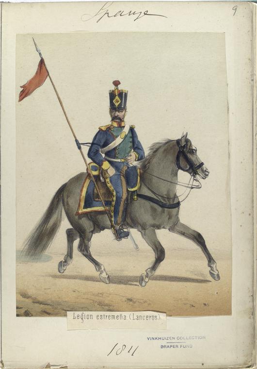 Legion estremeña. (Lanceros). 1811 - NYPL Digital Collections