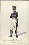 Offizier viera [?] Reg. Infanteria di Linea, Soria. 1811
