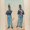 Infanteria de linea: Oficial, Fusilero. 1811