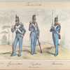 1. Granadero ; 2. Fusilero; 3. Cazador.  (Linea).  1812