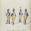 Garde King Joseph Napoleon: Granadero, Fusilero, Jäger. 1812