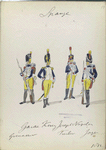 Garde King Joseph Napoleon: Granadero, Fusilero, Jäger. 1812