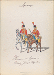 Husar e Garde [?] de King Joseph Napoleon. 1812
