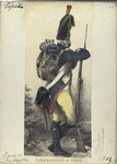 Grenadier a pied. (Garde de Reg. Joseph Napoleon). 1812