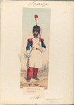 Infanteria de linea. Gastador. 1821