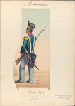 Infanteria ligera. 1821