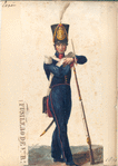 Cazador de V-os R-s. [Voluntarios Realistas.] 1823