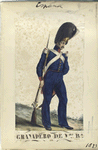 Granadero de V-os R-s [Voluntarios Realistas].  1823
