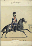 Guardias de Corps. Uniforme de gala. 1824