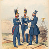 Egercito Español. Ingenieros, Comandante y Oficiales