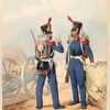 Egercito Español. Artilleros de à pie