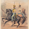 Egercito Español.  Reg-to de M-a Cristina 6-o de Cazadores. Capitan y Soldado