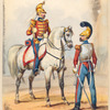 Egercito Español.  Reg-to del Rey, 1 de Corazeros : Trompeta y batidor