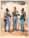 Egercito Español. Infanteria : Granadero, Cazador y Fusileros