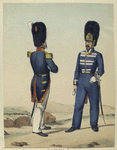 Guardia real. Oficial de Provinciales, Oficial de Infanteria. 1830