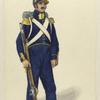 Voltigeur von der Königl. Infanterie in Revue Uniform. 1835