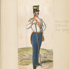K.K Österreich Armée, Tambour Major Lin[ ] Infanterie 1848