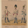 K.K. Oesterreichische Armee, Offizier, Grenadier, Füselier, Während des siebenjährigen Krieges