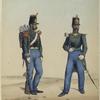 Infanteria de linea. Granadero,  Teniente. 1841