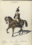 España, officier derde regiment cavalerie linie